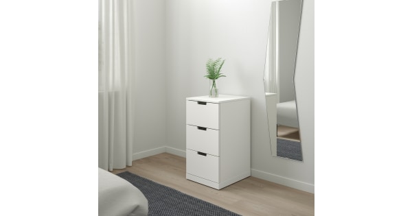 IKEA NORDLI Chest of 3 drawers White Bedroom Urban Sales